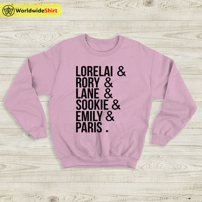 Gilmore Girls Cast Sweatshirt Gilmore Girls Shirt TV Show shirt - WorldWideShirt