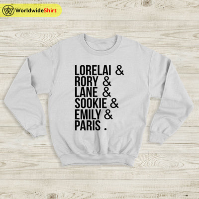 Gilmore Girls Cast Sweatshirt Gilmore Girls Shirt TV Show shirt - WorldWideShirt