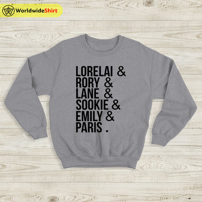 Gilmore Girls Cast Sweatshirt Gilmore Girls Shirt TV Show shirt - WorldWideShirt