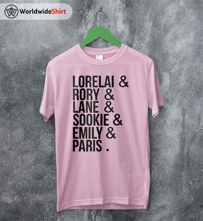 Gilmore Girls Cast T-shirt Gilmore Girls TV Show Shirt - WorldWideShirt