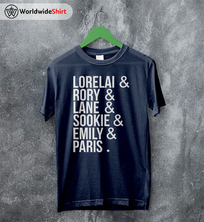 Gilmore Girls Cast T-shirt Gilmore Girls TV Show Shirt - WorldWideShirt