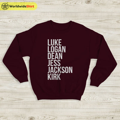 Gilmore Girls Men Cast Sweatshirt Gilmore Girls Shirt TV Show shirt - WorldWideShirt