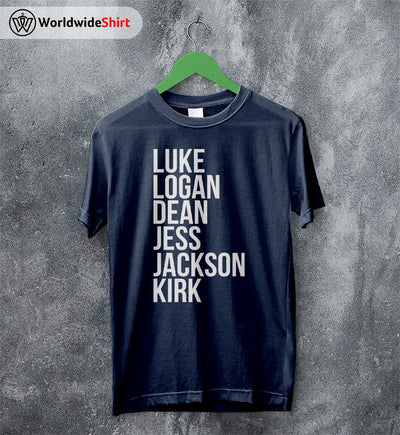 Gilmore Girls Men Cast T-shirt Gilmore Girls TV Show Shirt - WorldWideShirt