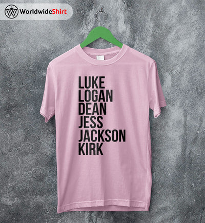 Gilmore Girls Men Cast T-shirt Gilmore Girls TV Show Shirt - WorldWideShirt