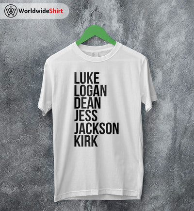 Gilmore Girls Men Cast T-shirt Gilmore Girls TV Show Shirt - WorldWideShirt