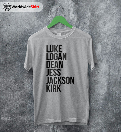 Gilmore Girls Men Cast T-shirt Gilmore Girls TV Show Shirt - WorldWideShirt