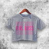 Girl Boss Crop Top Funny Quote Shirt Aesthetic Y2K Shirt - WorldWideShirt