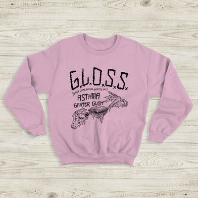 G.L.O.S.S. Asthma Garter Gush Sweatshirt G.L.O.S.S. Band Shirt Music Shirt - WorldWideShirt