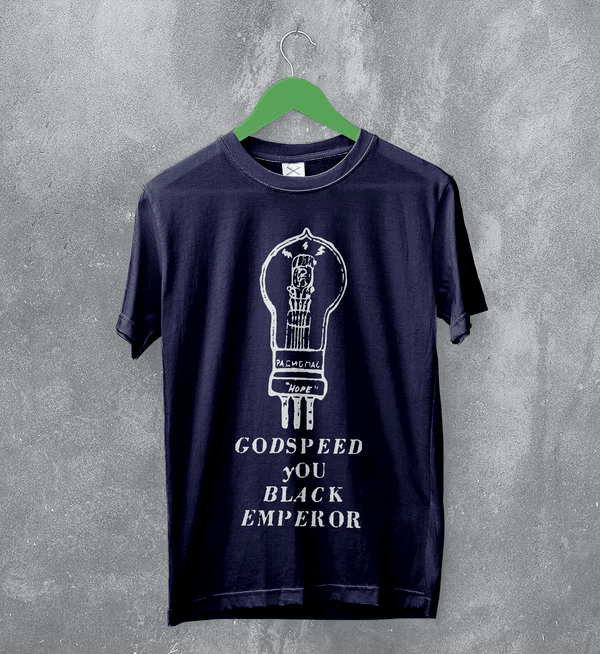 Godspeed You! Black Emperor T-Shirt Hope Drone GY!BE Shirt Post-Rock Music - Navy Blue - WorldWideShirt
