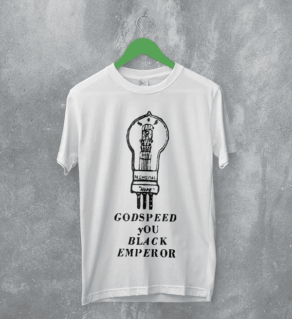 Godspeed You! Black Emperor T-Shirt Hope Drone GY!BE Shirt Post-Rock Music - White - WorldWideShirt