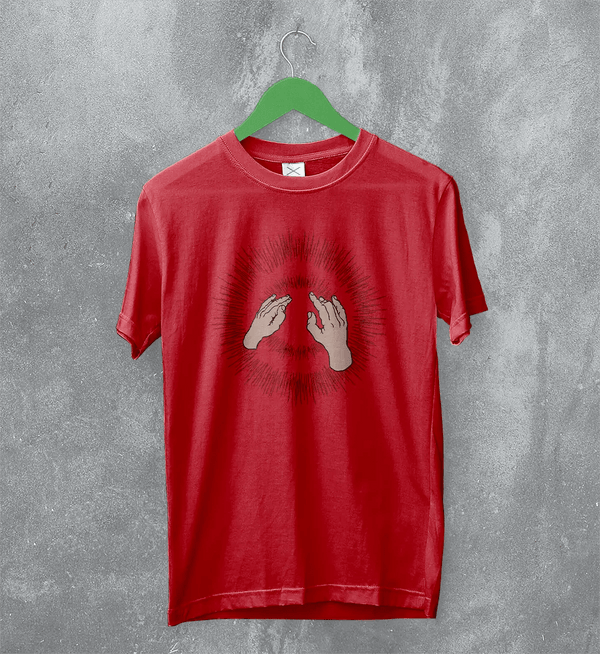 Godspeed You! Black Emperor T-Shirt Lift Your Skinny Fists like Antennas to Heaven Shirt - Red - WorldWideShirt