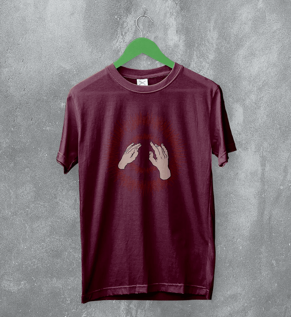 Godspeed You! Black Emperor T-Shirt Lift Your Skinny Fists like Antennas to Heaven Shirt - Red Maroon - WorldWideShirt