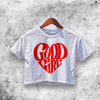 Good Girl Graphic Crop Top Good Girl Graphic Shirt Aesthetic Y2K Shirt - WorldWideShirt