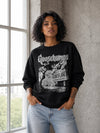 Goosebumps Land Sweatshirt HorrorLand Goosebumps Shirt Horror Movie Crewneck - Black - WorldWideShirt