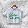 Gracie Green Logo Crop Top Gracie Abrams Shirt Aesthetic Y2K Shirt - WorldWideShirt