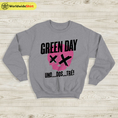 Green Day Uno Dos Tre Sweatshirt Green Day Shirt Rock Band Shirt - WorldWideShirt