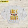 Guns N Roses Vintage 90's Sweatshirt Guns N Roses Shirt Rock Band - WorldWideShirt