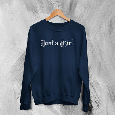 Gwen Stefani Sweatshirt Just A Girl Sweater Retro Ska Pop Rock Music Fan Gear - WorldWideShirt