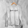 Gwen Stefani Sweatshirt Just A Girl Sweater Retro Ska Pop Rock Music Fan Gear - WorldWideShirt