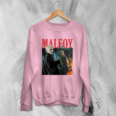 Harry Potter Sweatshirt Bootleg Draco Malfoy Shirt Slytherin Wizard Movie Sweater - WorldWideShirt