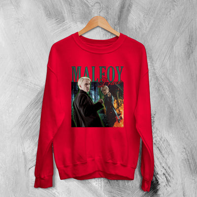 Harry Potter Sweatshirt Bootleg Draco Malfoy Shirt Slytherin Wizard Movie Sweater - WorldWideShirt