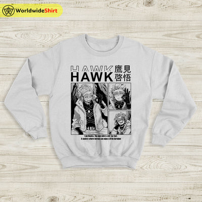 Hawk Aesthetic Sweatshirt Boku No Academia Shirt BNHA Merch - WorldWideShirt