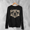 Hawkins University Middle School Sweatshirt Hawkins University Shirt - Black - WorldWideShirt