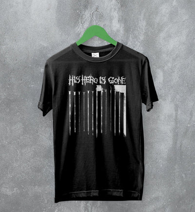 His Hero Is Gone T-Shirt The Plot Sickens Shirt Crust Punk Band - WorldWideShirt