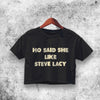 Ho Said She Like Steve Lacy Crop Top Steve Lacy Shirt Aesthetic Y2K Shirt - WorldWideShirt