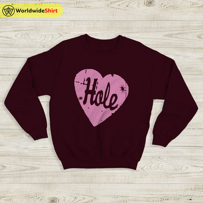 Hole Band Love Logo Sweatshirt Hole Band Shirt Music Shirt - WorldWideShirt