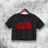 Hotter Than Hell Crop Top Hotter Than Hell Shirt Aesthetic Y2K Shirt - WorldWideShirt