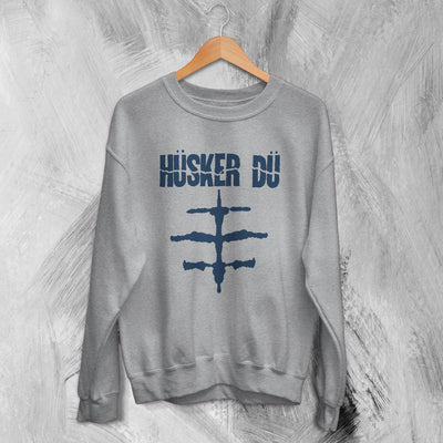 Hüsker Dü Sweatshirt Everything Falls Apart Shirt Punk Rock Band Sweater - WorldWideShirt