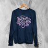 International Women's Day Sweatshirt Typography Women Shirt Girl Aesthetic - Navy Blue - WorldWideShirt