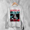 Interstellar Astronaut Sweatshirt Christopher Nolan Interstellar Shirt Space Movie Crewneck - White - WorldWideShirt