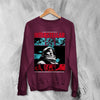 Interstellar Astronaut Sweatshirt Christopher Nolan Interstellar Shirt Space Movie Crewneck - Red Maroon - WorldWideShirt