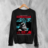 Interstellar Astronaut Sweatshirt Christopher Nolan Interstellar Shirt Space Movie Crewneck - Black - WorldWideShirt