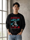 Interstellar Astronaut Sweatshirt Christopher Nolan Interstellar Shirt Space Movie Crewneck - Black - WorldWideShirt