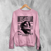 Interstellar Astronaut Sweatshirt Directed By Christopher Nolan Shirt Interstellar Movie Crewneck - Light Pink - WorldWideShirt