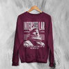 Interstellar Astronaut Sweatshirt Directed By Christopher Nolan Shirt Interstellar Movie Crewneck - Red Maroon - WorldWideShirt