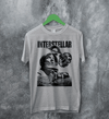 Interstellar Black Hole T-Shirt Christopher Nolan Astronaut Shirt Space Interstellar Tee - Sport Grey - WorldWideShirt