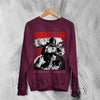 Interstellar Space Sweatshirt Christopher Nolan Interstellar Shirt Sci-fi Movie Crewneck - Red Maroon - WorldWideShirt