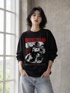 Interstellar Space Sweatshirt Christopher Nolan Interstellar Shirt Sci-fi Movie Crewneck - Black - WorldWideShirt