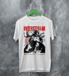 Interstellar Space T-Shirt Christopher Nolan Interstellar Shirt Sci-fi Movie Tee - White - WorldWideShirt