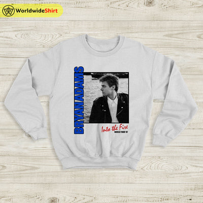 Into The Fire World Tour '87 Sweatshirt Bryan Adams Shirt Music Shirt - WorldWideShirt