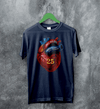 Jack Off Jill 25th Anniv T-Shirt Studio Jack Off Jill Shirt Album Artsy Tee - Navy Blue - WorldWideShirt
