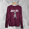 Jack Off Jill Devil Goth Sweatshirt Gothic Lolita Jack Off Jill Shirt Oni Artsy Crewneck - Red Maroon - WorldWideShirt