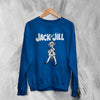 Jack Off Jill Devil Goth Sweatshirt Gothic Lolita Jack Off Jill Shirt Oni Artsy Crewneck - Royal Blue - WorldWideShirt
