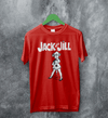 Jack Off Jill Devil Goth T-Shirt Gothic Lolita Jack Off Jill Shirt Oni Artsy Tee - Red - WorldWideShirt