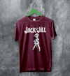 Jack Off Jill Devil Goth T-Shirt Gothic Lolita Jack Off Jill Shirt Oni Artsy Tee - Red Maroon - WorldWideShirt
