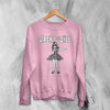 Jack Off Jill Goth Lolita Sweatshirt Gothic Bad Girl Jack Off Jill Shirt Babe Artsy Crewneck - Light Pink - WorldWideShirt